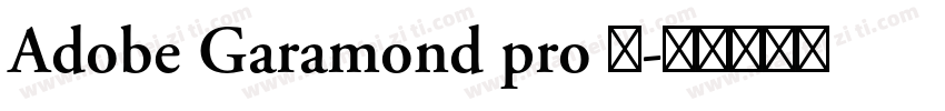Adobe Garamond pro 加字体转换